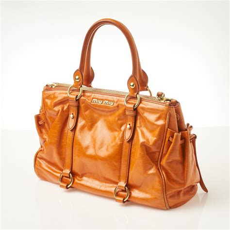 miu miu orange bag